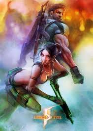 Chris redfield, protagonist of the original resident evil and resident evil: Iconic Video Game Illustrations Resident Evil Resident Evil 5 Character Design
