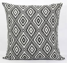 Black Pillow Cover 24x24 Throw Pillows Black And White Throw Pillow 18x18 Decorative Pillow 26x26 Pi White Throw Pillows Throw Pillows Pillows