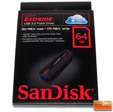 Sandisk's new lightning/usb 3.0 ixpand flash drive offers easy transfers and backups in a sandisk's ixpand flash drive, which is able to transfer files between an iphone and a pc, has available in 16, 32, 64, and 128gb capacities, the ixpand can back up a full photo library and store a. Sandisk 64gb Extreme Usb 3 0 Flash Drive Review Legit Reviews Sandisk Usb 3 0 Drives Go Extreme