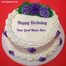 Maybe you would like to learn more about one of these? Purple Rose Flower Birthday Cake Image Edit