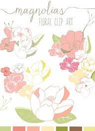 Magnolia Clip Art Clip Art Art Flower Clipart