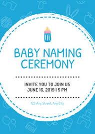There are tens of thousands of names. Make Naming Ceremony Invitation Cards Online For Free Fotojet