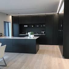 Modern Black Painted Kitchen Cabinet Design Ideas In 2020 Modern Kitchen Design Modern Kitchen Kitchen Cabinet Design