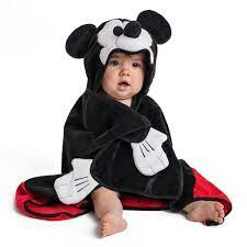 Mickey Mouse Hooded Towel For Baby Personalized Shopdisney