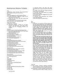Add to my workbooks (0) download file pdf embed in my. Nota Kepimpinan Melalui Teladan