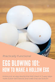 Storing eggs in this fashion will help keep out moisture and other contaminants. Egg Blowing 101 How To Blow Out An Egg To Make It Hollow Practically Functional