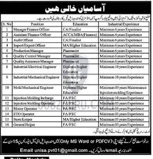 Today This Page Inform You The Unisa Group Of Industries Latest Jobs 2020 Unisa Group Of Industries Kpk Is Looking To Hire The Calibre Job Unisa Job Opening