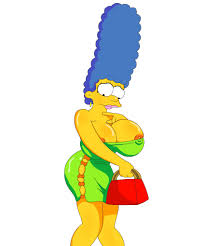 Rule 34 - Big Breasts Blue Body Blue Hair Breasts Female Hair Huge Breasts  Large Breasts Marge Simpson The Simpsons | 12223860