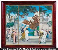 Check spelling or type a new query. Maxfield Parrish Garden Of Opportunity Triptych Antique Advertising