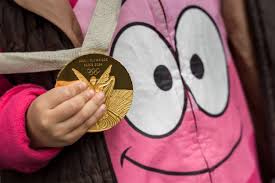 The medals beginning as an olive wreath, medal designs have evolved over the years. Philippe Starck S Paris 2024 Olympic Medals Are Designed To Be Shared Olympic Medals Design Concept Design