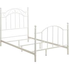 May be out of stock. Mainstays Metal Bed Bedroom Furniture Twin Size Frame White Walmart Com White Metal Bed White Metal Bed Frame Dorel Living