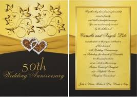 I searched the internet far and wide to find correct wording for the invite to let guests know that bringing a gift or present is not necessary. 50th Wedding Anniversary Invitation Wording