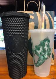 Find starbucks coffee mug mermaid now! Starbucks 2019 Limited Fall Edition Studded Matte Black Tumbler Cup 24oz Starbucks Mermaid Cup With Rainbow Straw Mermaid Cup Starbucks Black Tumbler
