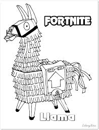 Llamas are all the rage this year, and i have to say we love them too! Fortnite Llama Coloring Page Printable Crazypurplemama