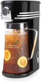 Coffee's iced tea maker technically uses hot coffee. Nostalgia Ci3bk Iced Coffee Iced Tea Maker 3 Quart
