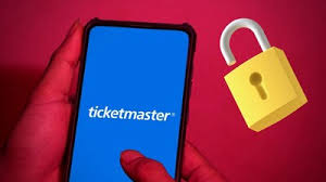 Candado digital roto simbolizando la brecha de seguridad de datos de Ticketmaster
