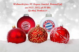 Die kleine elfe herbie war fortan als unterstützung dabei und hielt mit ihren wackelnden ohren den schnee vom schlitten fern. Fanclub Weihnachtsfeier Fc Bayern Fanclub Hemau Opf