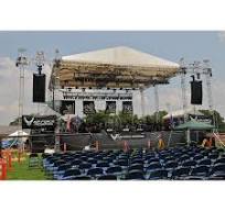 Customized Stage Podium Easy Install Aluminum Frame Height ...