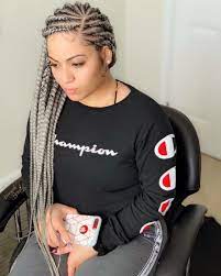 Diamond S Beauty On Instagram 2 Layer Feedin Braids Large Xl Click The Link In The Bio For Prices Braids Twist Style Box Braids Hairstyles