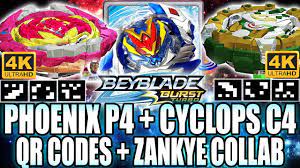Aktuelle top 7 für 2021 gesucht? Qr Code Revive Phoenix P4 Cyclops C4 Beyblade Burst Turbo Youtube