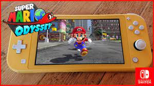Podemos elegir un juego y. Como Funciona Super Mario Odyssey En Una Nintendo Switch Lite Gameplay Youtube