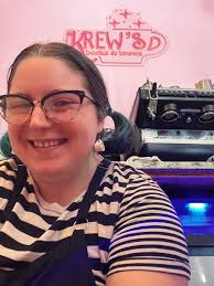 Krew's Books & Brews is a fun new bookshop cafe we have in town.