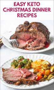 Prime rib, also referred to as standing rib roast, is a beautiful piece of meat. Easy Low Carb Christmas Dinner With Rib Roast Sides My Life Cookbook