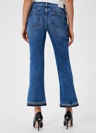 Flare jeans from buckle come in the latest fabrics and washes, offering both comfort and style. Cropped Bell Bottom Jeans