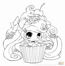 Anime Animals Coloring Pages Lovely Chibi Cupcake Girl Coloring Page From Anime Girls Category In 2020 Chibi Coloring Pages Cute Coloring Pages Cupcake Coloring Pages
