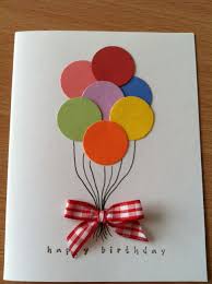 Creative Easy Birthday Card Ideas For Kids Birthday Balloon Card Valentine Cards Handmade Beautiful Birthday Cards Birthday Cards Diy