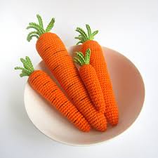 For seasonal decorations you can knit up carrots for the. Ravelry Crocheted Carrots Pattern By Kristi Tullus