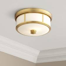 Harbour Point 13 1 2 Wide Etched Opal Glass Ceiling Light W6764 Lamps Plus Glass Ceiling Lights Ceiling Lights Flush Mount Ceiling Lights