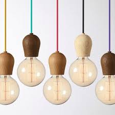 Wholesale Price Free Shipping Indoor Lighting Vintage Pendant Light Oak Wood R Wooden Pendant Lighting Wooden Pendant Light Fixture Vintage Pendant Lighting