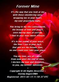 Forever Mine Love Poems For Boyfriend Romantic Love Poems Soulmate Love Quotes