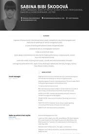 Cv template event jobs free. Event Manager Resume Example Manager Resume Event Management Resume Template Examples