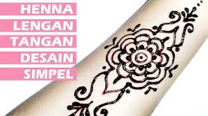 Gambar henna simple untuk pemula. Henna Tangan Simple Dan Manis 04