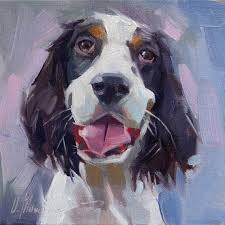 Click on an image to see it full size. Custom Pet Portraits Custom Dog Oil Painting Animal Painting Original Art 6x6 In Dog Portraits Painting Animal Art Spaniel Art