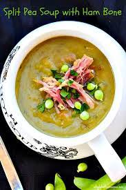 Split Pea Soup With Ham Bone Only Gluten Free Recipes Recipe Recipes Using Ham Bone Ham Soup Recipes Ham Bone Soup