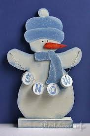 Bei den meisten druckern muss das motiv nach oben zeigen. Weihnachten Basteln Mit Holz Winterlicher Schneemann
