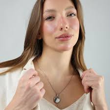 Colar Relicário feminino Aço Inox redondo foto personalizado