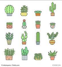 So many lives were saved in the deserts with the help of these plants. How To Draw Cacti And Succulents Cactus Outline Cactus Doodle Plant Doodle