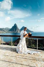 Weddings At Jade Mountain Saint Lucia St Lucia Caribbean Wedding British Colonial Architecture