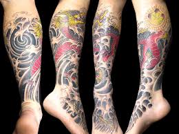 Japanese Calf Tattoo Google Search Leg Tattoos Tattoos Tattoos For Guys