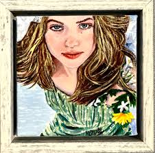 My latest painting. It is a miniature 4 1/2 inches by 5 inches.