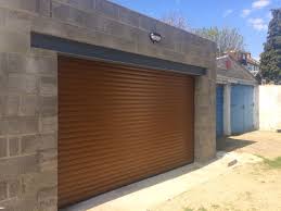 A Cool Picture Of Our Rsg7000 Electrically Operated Security Roller Garage Door Fitted To A Project In Crystal Palac Garage Door Types Garage Wood Garage Doors