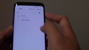 Samsung Galaxy S8 How To Join A Wifi Network Youtube