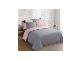 C'est pourquoi on l'habille d'une housse de couette dont le toucher est agréable et les couleurs. Housse De Couette Bicolore Gris Et Rose 240x220cm 2 Taies 7oaks15040hc3 Vente De Vision Conforama
