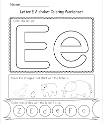 10 best letter e worksheets free printable printablee com