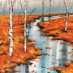 Paint Nite: Rainy Autumn Wanderings