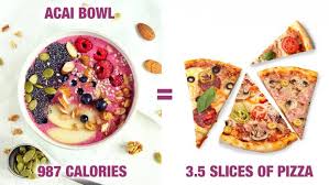 Açai berries are low in calories and carbs — it's what you add to them that makes a difference. These Super Sneaky Superfood Meals Have More Calories Than Some Junk Foods Rachael Ray Show